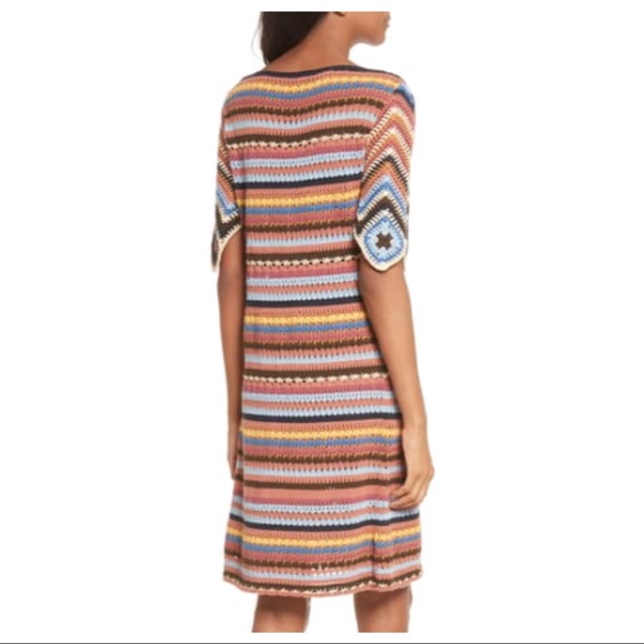 SEE BY CHLOE STRIPE COTTON MINI DRESS - Picture 5 of 6